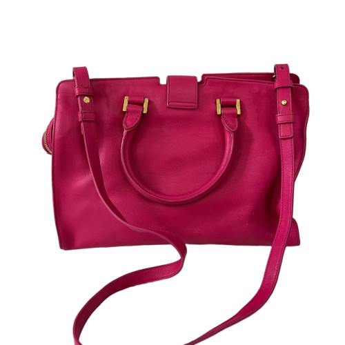 Yves Saint Laurent Small Cabas Chyc Calfskin Pink