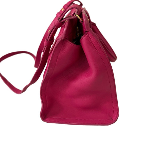 Yves Saint Laurent Small Cabas Chyc Calfskin Pink