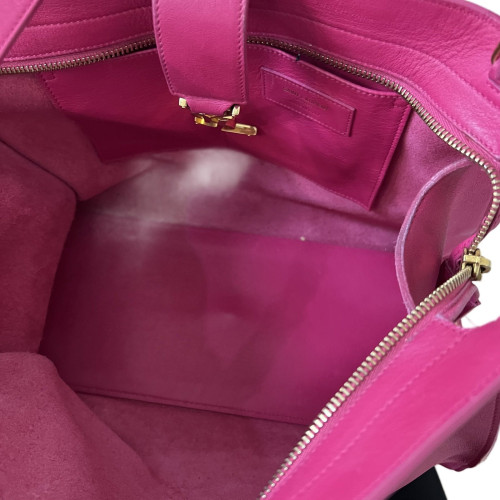 Yves Saint Laurent Small Cabas Chyc Calfskin Pink