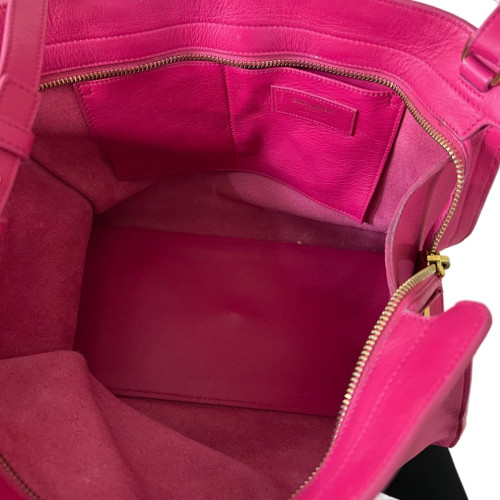 Yves Saint Laurent Small Cabas Chyc Calfskin Pink