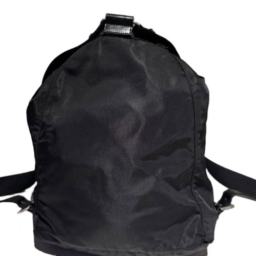 Prada Backpack Nylon Vela Black
