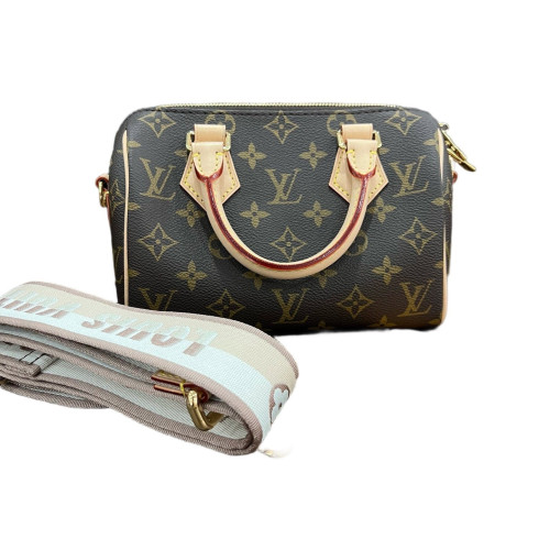 Louis Vuitton Speedy Bandouliere 20 Monogram Brown