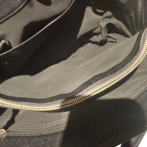Chanel Quilted Grand Shopping Tote Gst Grained Calfskin Black