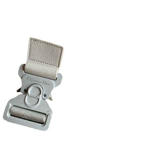 Dior Mans Saddle Bag Canvas Beige Grey