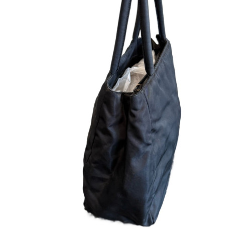 Prada Handbag Nylon Vela Black