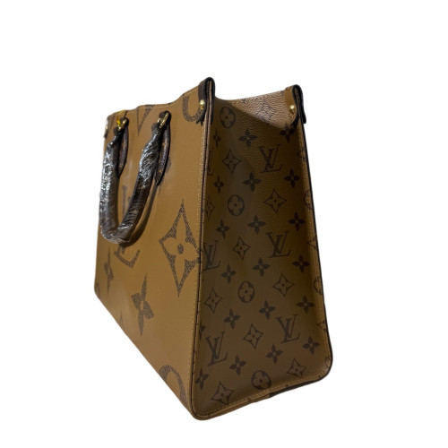 Louis Vuitton Onthego MM Reverse Monogram Giant Brown