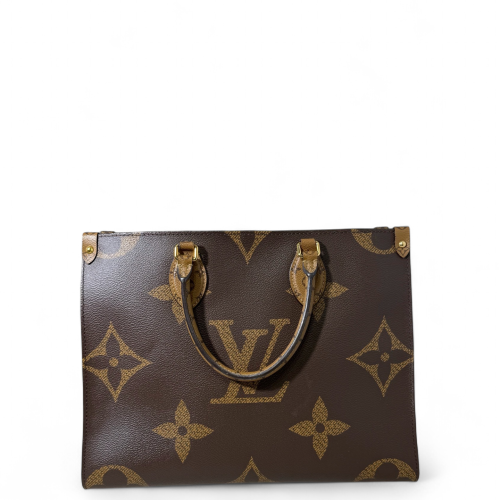 Louis Vuitton Onthego MM Reverse Monogram Giant Brown