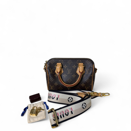 Louis Vuitton Speedy Bandouliere 20 Monogram Brown