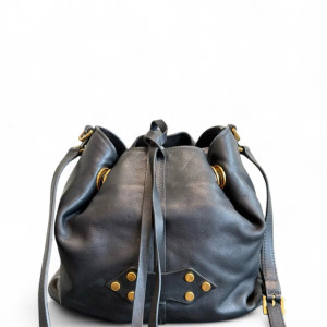 Miu Miu Bucket Calfskin Black