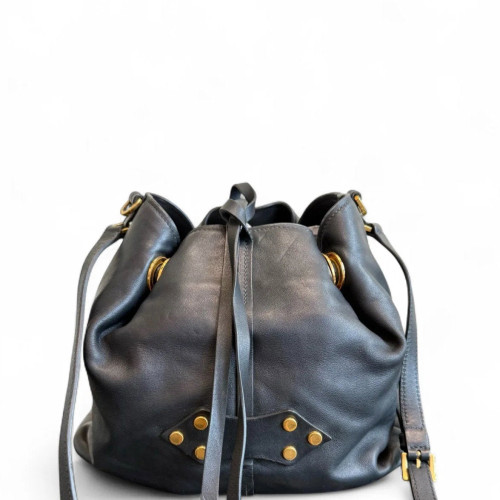 Miu Miu Bucket Calfskin Black