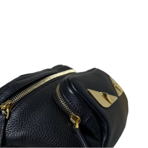 Fendi Sling Grained Calfskin Black