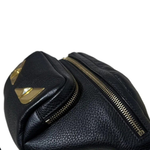 Fendi Sling Grained Calfskin Black