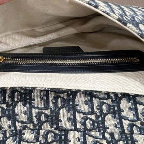 Dior Medium Saddle Bag Oblique Blue Beige Black Dior Medium Saddle Bag Oblique Blue Beige Black