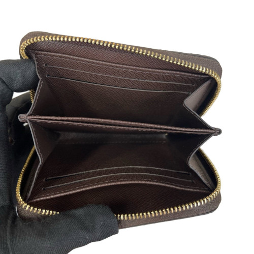 Louis Vuitton Coin Purse Damier Ebene Brown