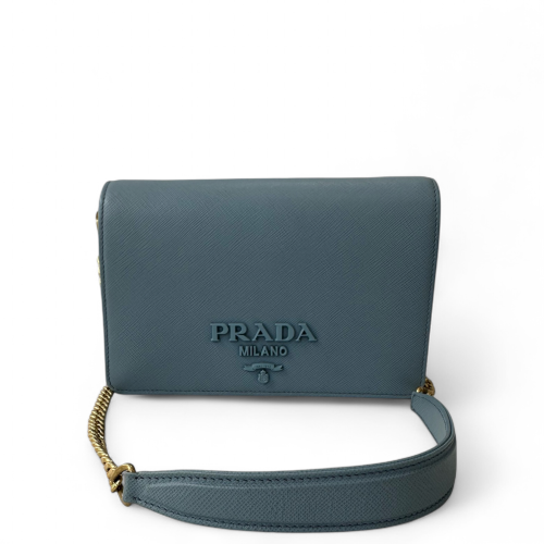 Prada Crossbody Bag Saffiano Calfskin Dark Blue Prada Crossbody Bag Saffiano Calfskin Dark Blue