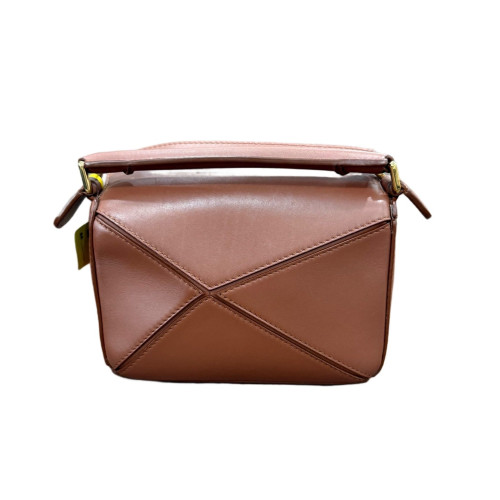 Loewe Graffiti Mini Puzzle Calfskin Brown Red Loewe Graffiti Mini Puzzle Calfskin Brown Red