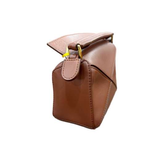 Loewe Graffiti Mini Puzzle Calfskin Brown Red Loewe Graffiti Mini Puzzle Calfskin Brown Red