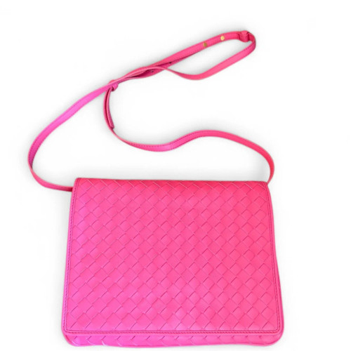 Bottega Veneta Shoulder Bag Calfskin Intrecciato New Rosette