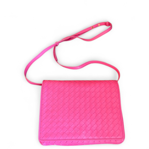 Bottega Veneta Shoulder Bag Calfskin Intrecciato New Rosette