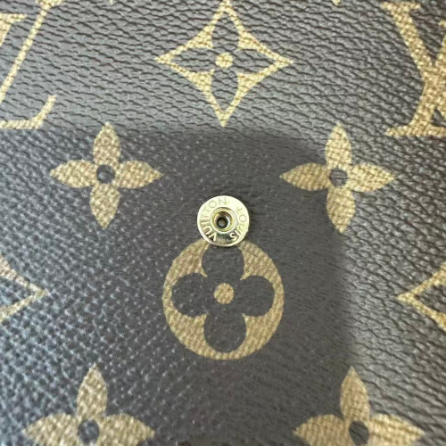Louis Vuitton Pochette Felicie Chain Wallet Monogram Brown Burgundy