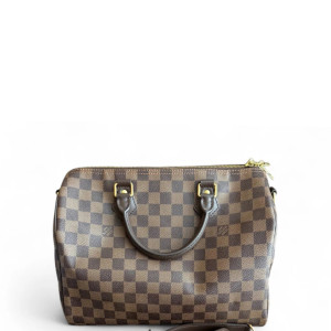 Louis Vuitton Speedy Bandouliere 30 Damier Ebene Brown Louis Vuitton Speedy Bandouliere 30 Damier Ebene Brown