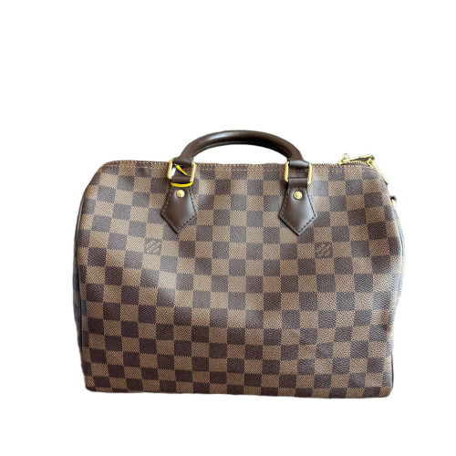 Louis Vuitton Speedy Bandouliere 30 Damier Ebene Brown