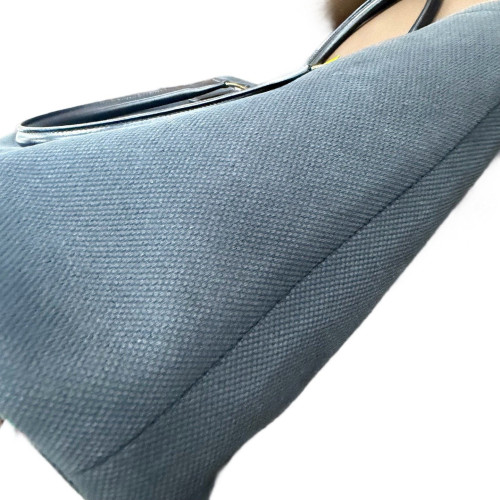 Celine Tote Bag Canvas Black White