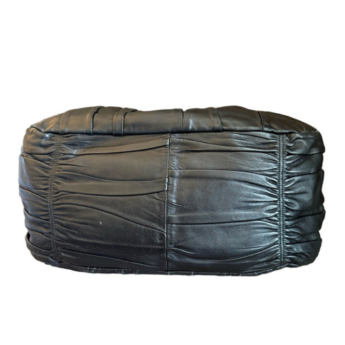Prada Tote Bag Gaufre Calfskin Black