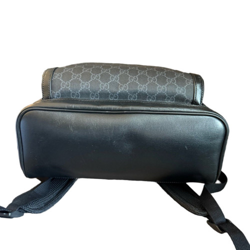 Gucci Backpack GG Supreme Monogram Black Grey