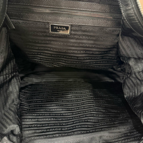 Prada Luggage Nylon Vela Black