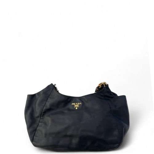 Prada Tote Bag Calfskin Black
