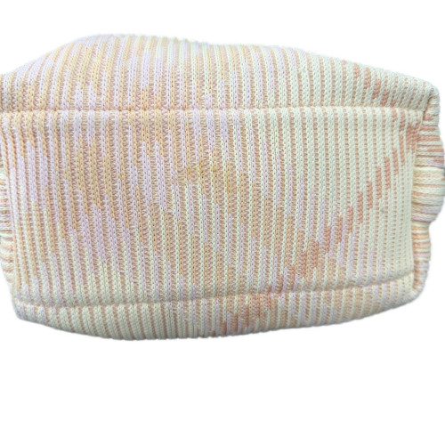 Burberry Handbag Fabric Pink White Light Yellow