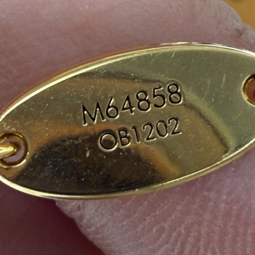 Louis Vuitton Bracelet Metal Gold