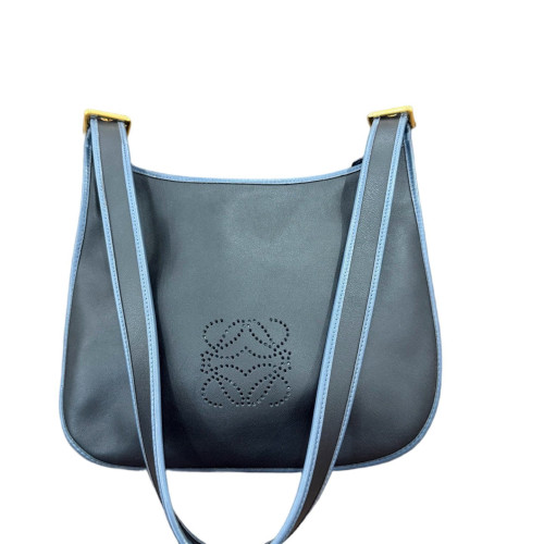 Loewe Crossbody Bag Leather Blue Black
