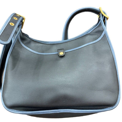 Loewe Crossbody Bag Leather Blue Black