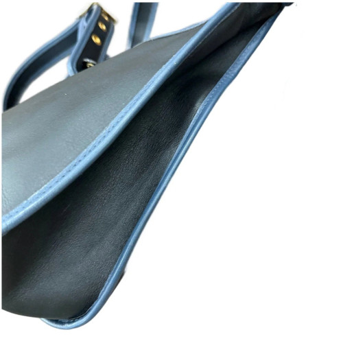 Loewe Crossbody Bag Leather Blue Black