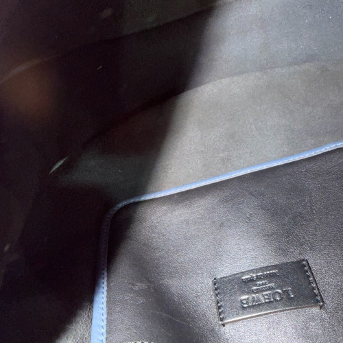 Loewe Crossbody Bag Leather Blue Black