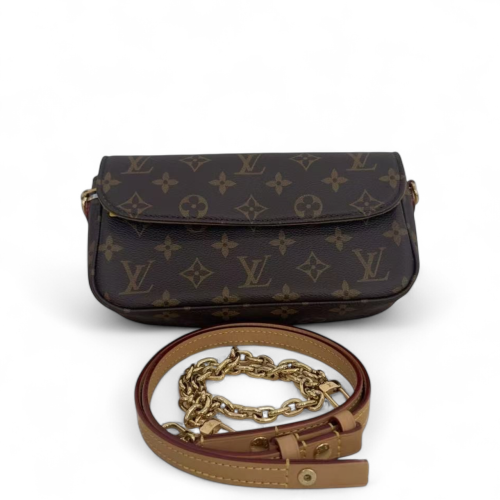Louis Vuitton Ivy Wallet On Chain Monogram Brown Louis Vuitton Ivy Wallet On Chain Monogram Brown