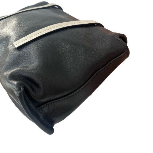 Miu Miu Crossbody Bag Calfskin Black White Miu Miu Crossbody Bag Calfskin Black White