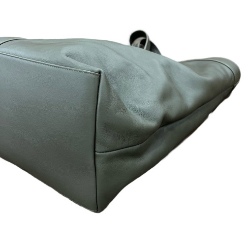 Yves Saint Laurent Tote Bag Calfskin Dark Green