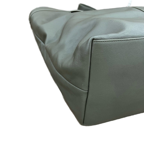 Yves Saint Laurent Tote Bag Calfskin Dark Green