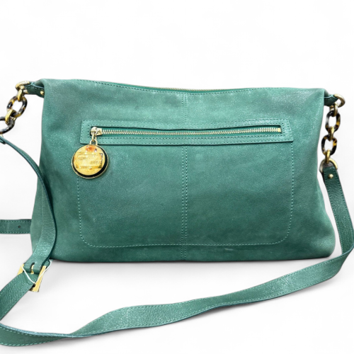 Fendi Crossbody Bag Calfskin Green