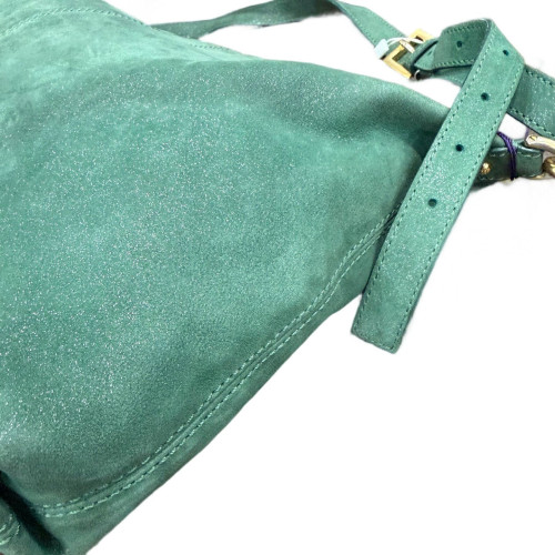Fendi Crossbody Bag Calfskin Green