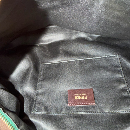Fendi Crossbody Bag Calfskin Green