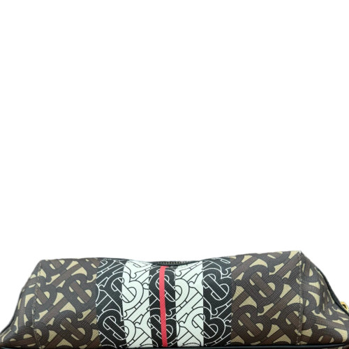 Burberry Bumbag Monogram Calfskin Brown Black White