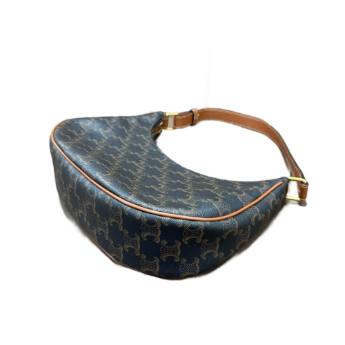 Celine Medium Ava Shoulder Bag Triomphe Brown Black