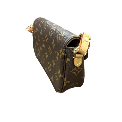 Louis Vuitton Ivy Wallet On Chain Monogram Brown