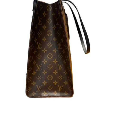 Louis Vuitton Onthego GM Reverse Monogram Giant Brown Black Louis Vuitton Onthego GM Reverse Monogram Giant Brown Black