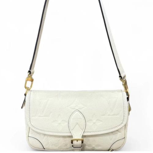Louis Vuitton Diane Monogram Empreinte Giant White