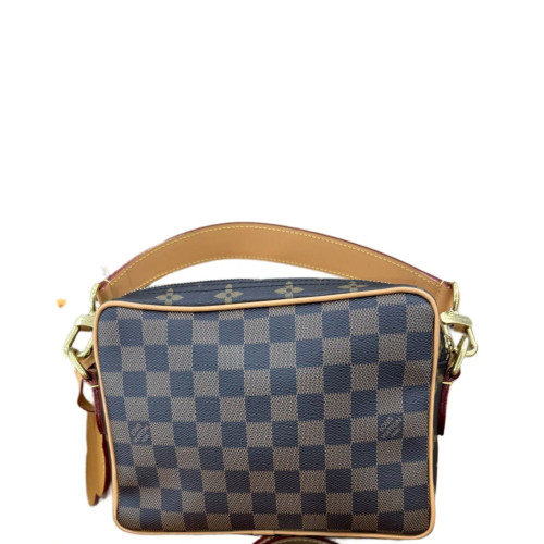Louis Vuitton Nil 28 Messenger Reverse Monogram Damier Ebene Brown Tan